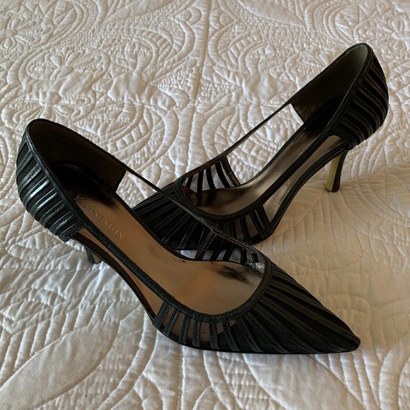 AK ANNE KLEIN Pointed Heels, Black, Size 7M - Picture 3 of 13